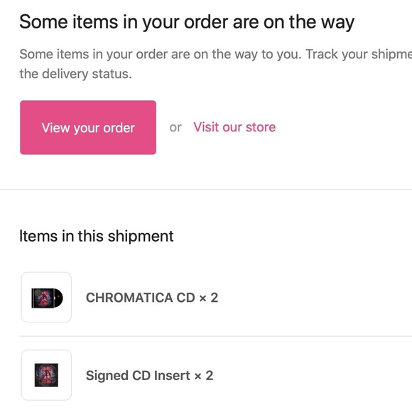 LADY GAGA Autographed Chromatica CD NWT - Picture 9 of 9